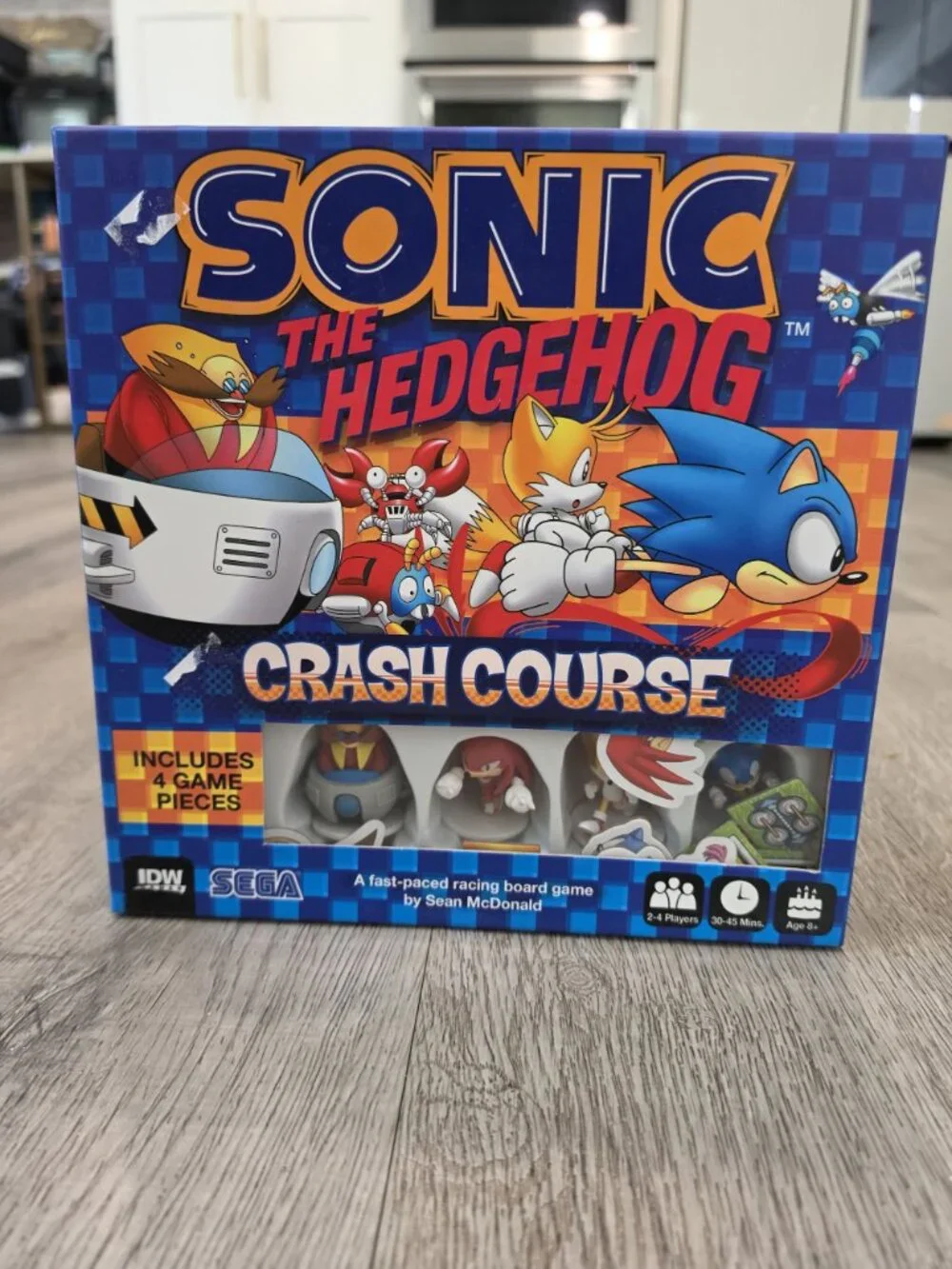Sonic The Hedgehog Crash Course Board Game 2-4 Players Ages 8+ IDW Sega Complete